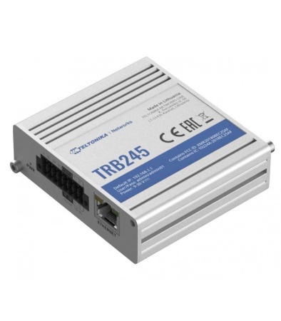 ТRB255 (TRB25500000) industrial M2M gateway cat m1 / 2x SIM/ 1x RJ45 / digital i/o / RS232 / RS485 / GPS/GNSS / NB-IoT