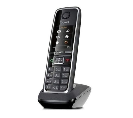 Трубка доп. Dect Gigaset C530H RUS черный для C530