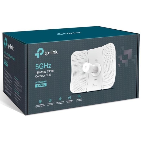 Точка доступа TP-Link CPE605 N150 10/100BASE-TX белый