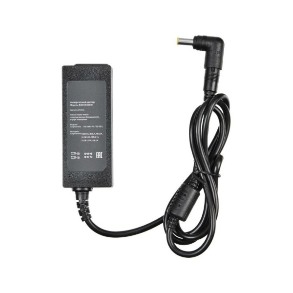 Блок питания Buro BUM-0036S40 автоматический 40W 9.5V-20V 8-connectors от бытовой электросети LED индикатор