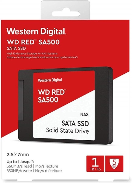 Накопитель Original SATA III 1Tb WDS100T1R0A Red SA500 2.5"