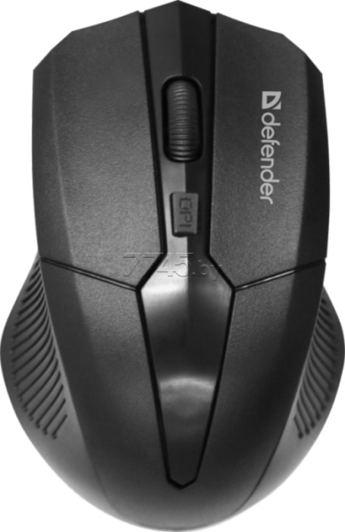 Комплект Defender Jakarta C-805 Black беспроводная клавиатура + мышь (радиоканал), 1600 dpi, цифровой блок, USB, цвет: чёрный