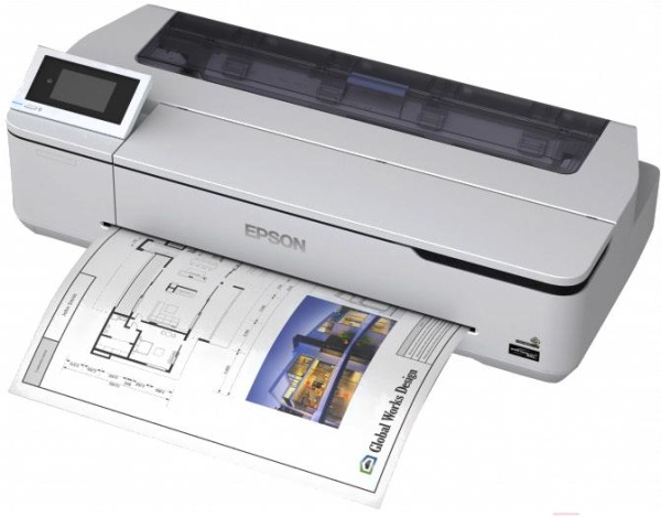 Принтер Epson SureColor SC-T3100, цветная печать, A1, печать фотографий, ЖК панель, сетевой (Ethernet), Wi-Fi, AirPrint