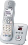 Радиотелефон Panasonic KX-TG6821RUB (черный) {Беспроводной DECT,автоответчик,определитель номера,телефонный справочник 120 зап.}