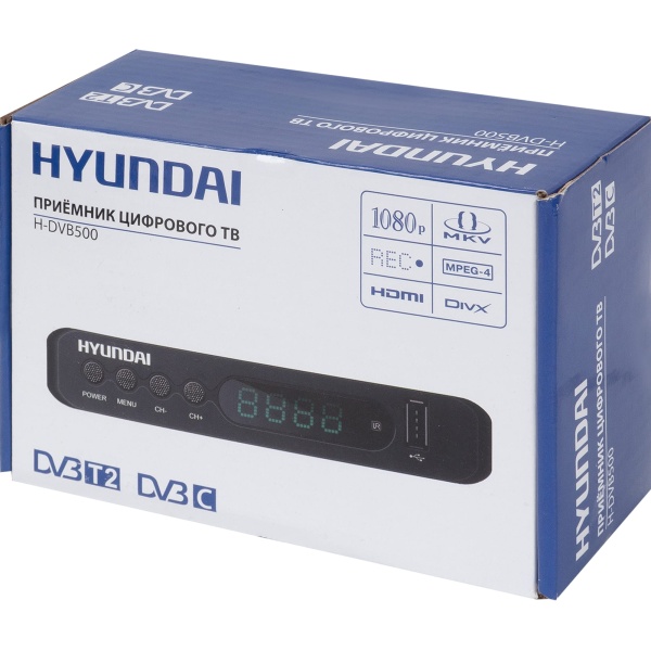 DVB-T2 H-DVB500 черный