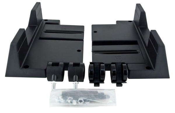 Подставка ширина системного блока 16,5 см - 26,5 см, масса системного блока до 20 кг, материал - пластик, на колёсах, черный (BU-CS3BL)