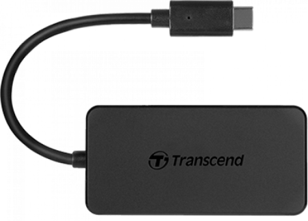 Хаб внешний USB 3.0 TRANSCEND TS-HUB2C чёрный