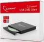 Внешний DVD-привод DVD-USB-02-SV  с интерфейсом USB 2.0 пластик, серебро (115681)