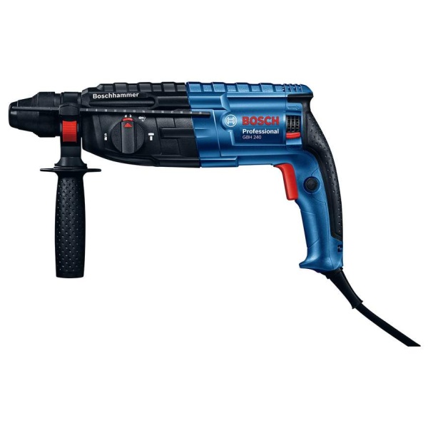 Перфоратор Bosch GBH 240 патрон:SDS-plus уд.:2.7Дж 790Вт (кейс в комплекте)