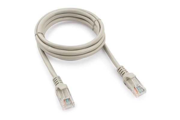 Патч-корд Cablexpert PP12-1.5M U/UTP, RJ-45, кат. Cat. 5e, 1.5 м серый