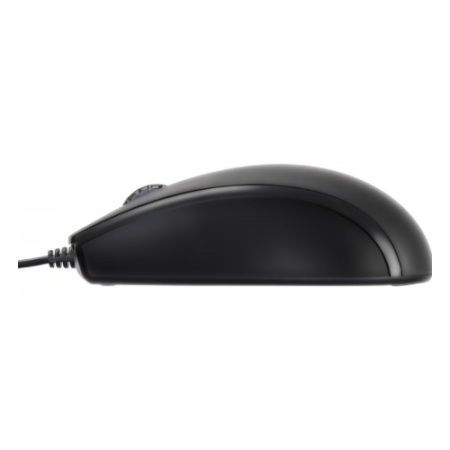 Мышь Оклик 325M черный оптическая (1200dpi) USB для ноутбука (3but)
