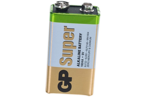 Батарейка GP Super Alkaline 1604A-BC1 "Крона" 1шт. блистер