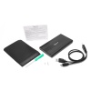Внешний корпус 2.5" EE2-U2S-5, черный, USB 2.0, SATA, металл  {100}
