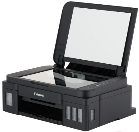 МФУ Canon PIXMA G3415 (принтер/сканер/копир), цветная печать, A4, печать фотографий, планшетный сканер, ЖК панель, Wi-Fi