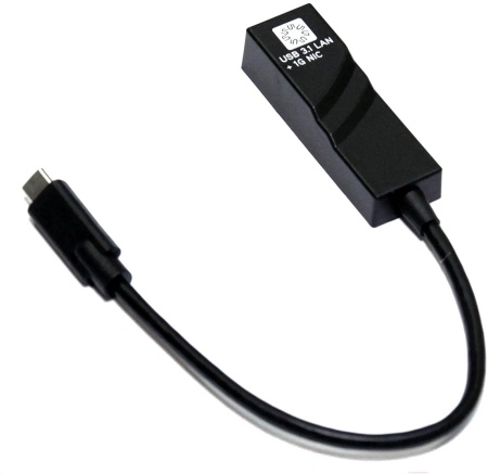 UA3C-45-07BK Кабель-адаптер USB3.1 / RJ45 1G / BLACK