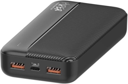 Мобильный SM20000 20000mAh 2.1A 2xUSB черный (SM20000 BLACK)