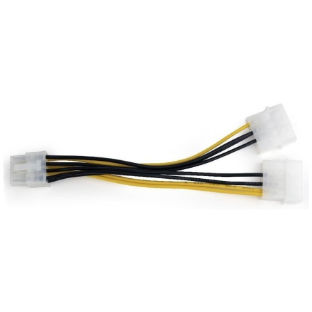 Разветвитель питания CC-PSU-81, 2хMolex->PCI-Express 8pin, для подключения в/к PCI-Е (8pin) к б/п ATX {500} (087322)