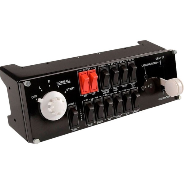 Панель управления Logitech G Saitek Pro Flight Switch Panel черный USB виброотдача